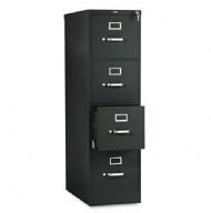 HON514PP HON 510 Series 4-Drawer Letter-Size Vertical File Cabinet (Black)